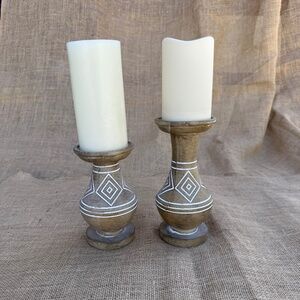 Candle Holders / sold as a pair